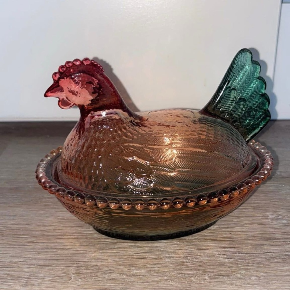 Colorful Hen On Nest